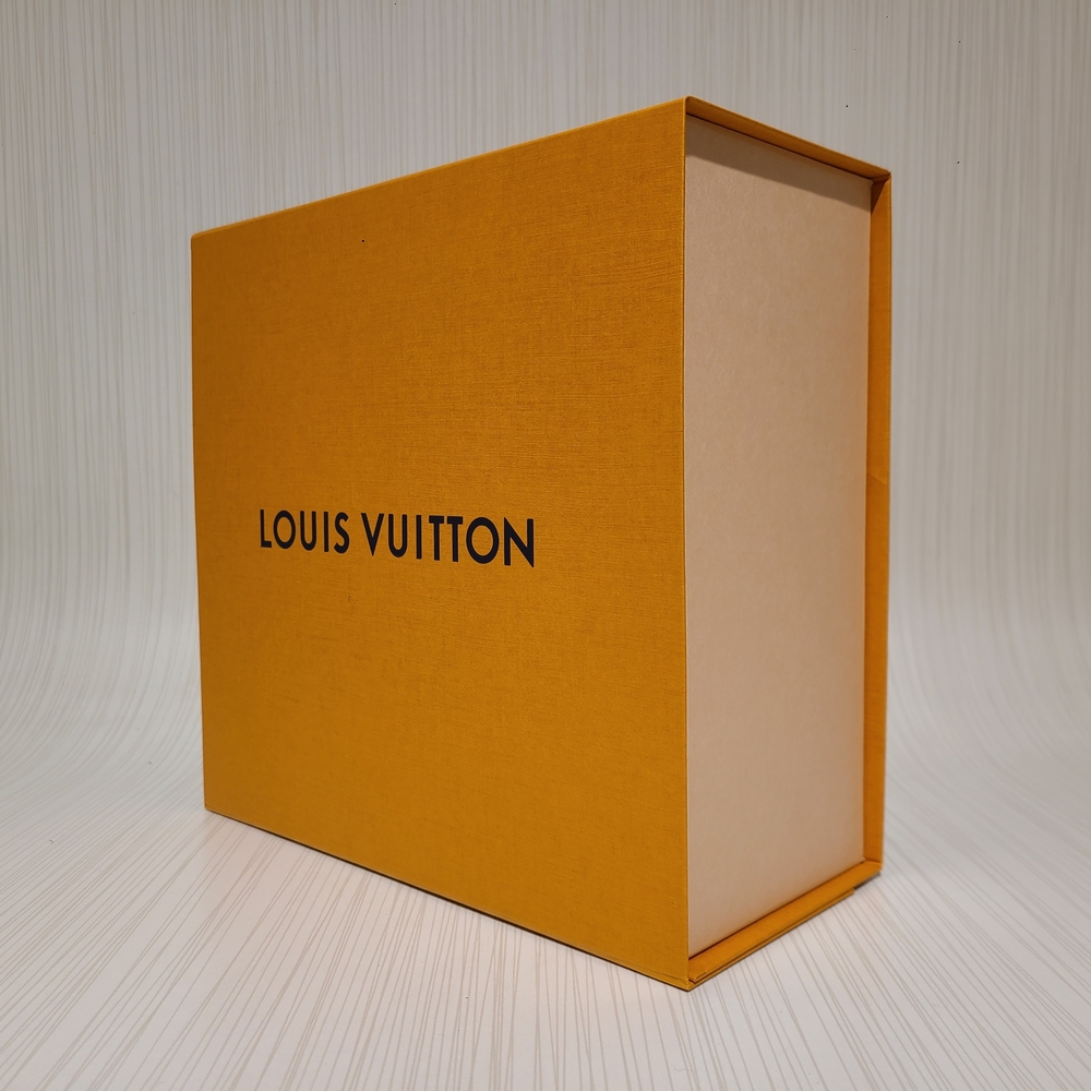 Louis Vuitton Orange Box With Magnet Snap Gift Box Or Decor Original